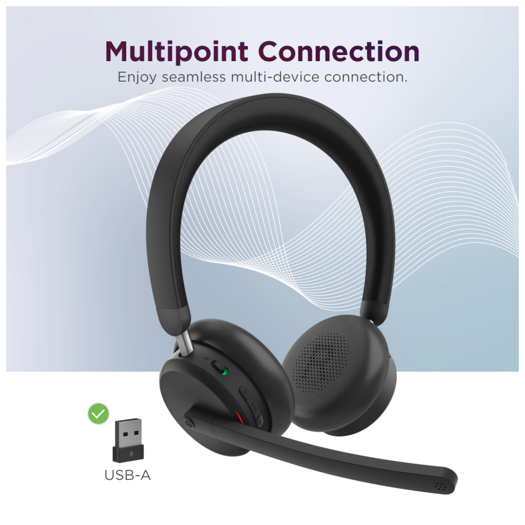 Навушники Lenovo Dual-Mode Wireless ANC 6550 Black (4XD1S19777)