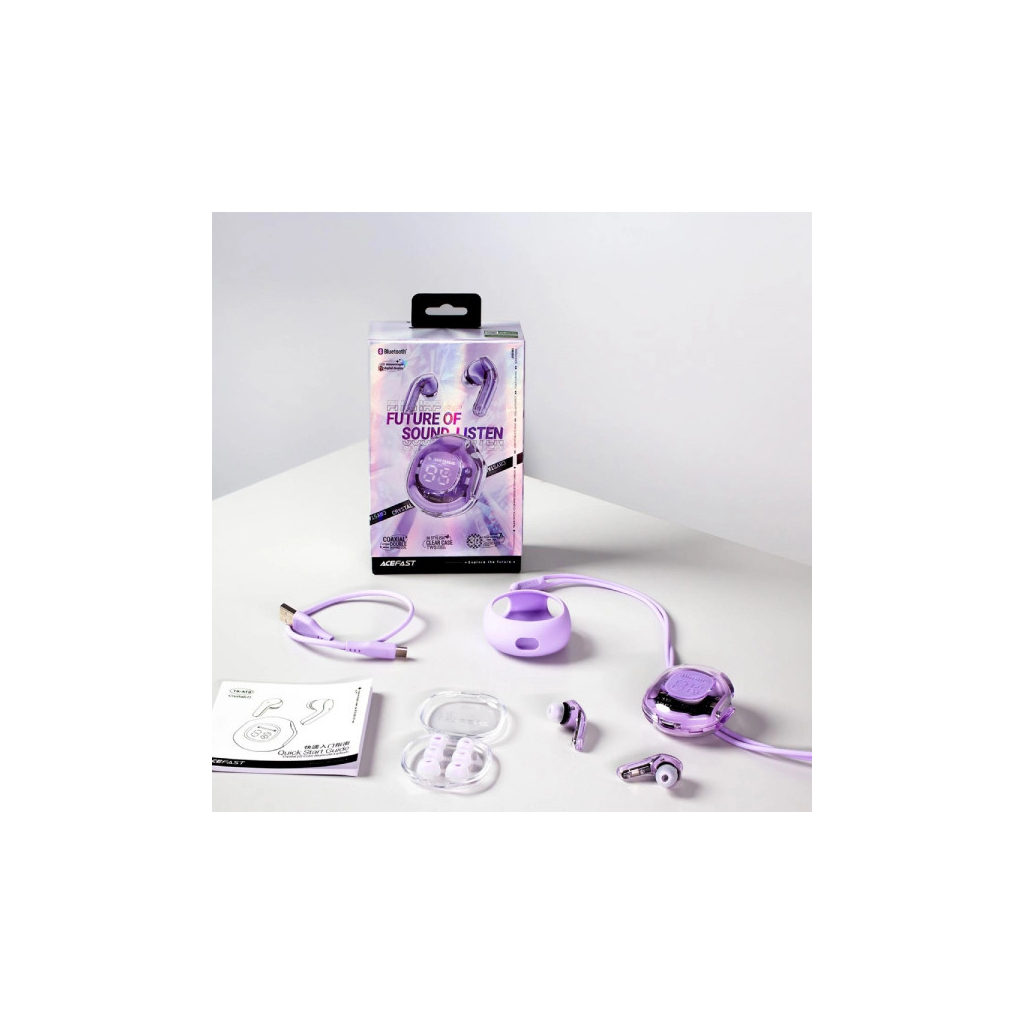 Навушники Acefast T8 Alfalfa Purple (6974316282266)