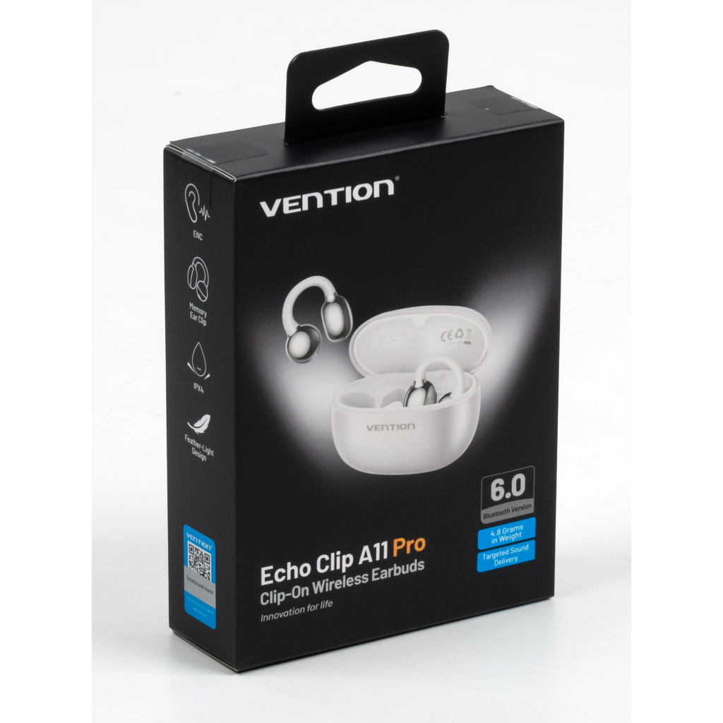 Навушники Vention Echo Clip A11 White (NBWW0-PH)