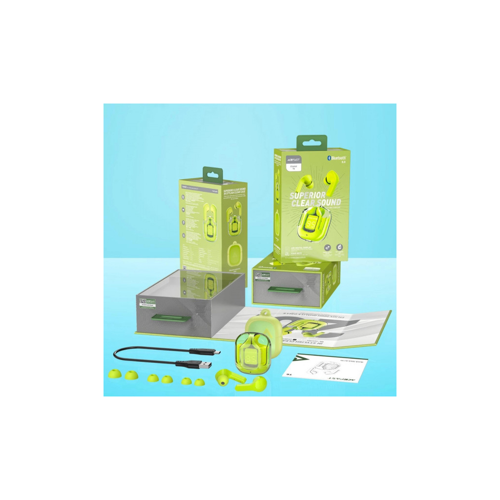 Навушники Acefast T6 Youth Green (6974316281573)