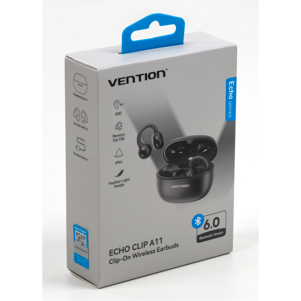Навушники Vention Echo Clip A11 Black (NBWB0-ID)