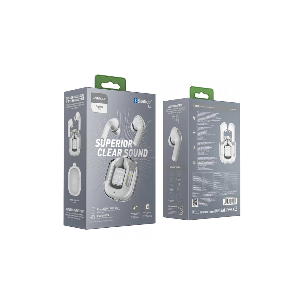 Навушники Acefast T6 Modern Grey (6974316281580)