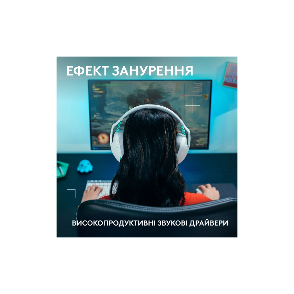 Навушники Logitech G321 Lightspeed White (981-001569)