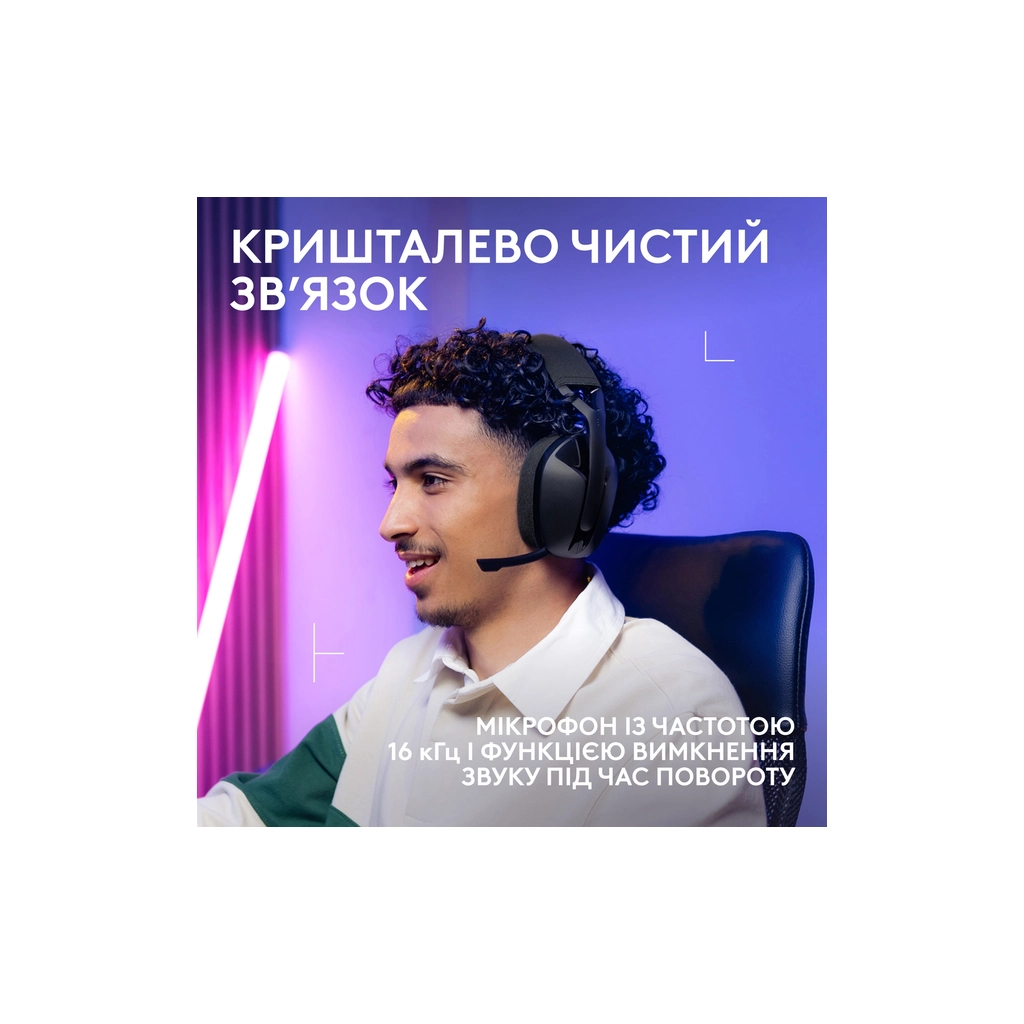 Навушники Logitech G321 Lightspeed Black (981-001563)