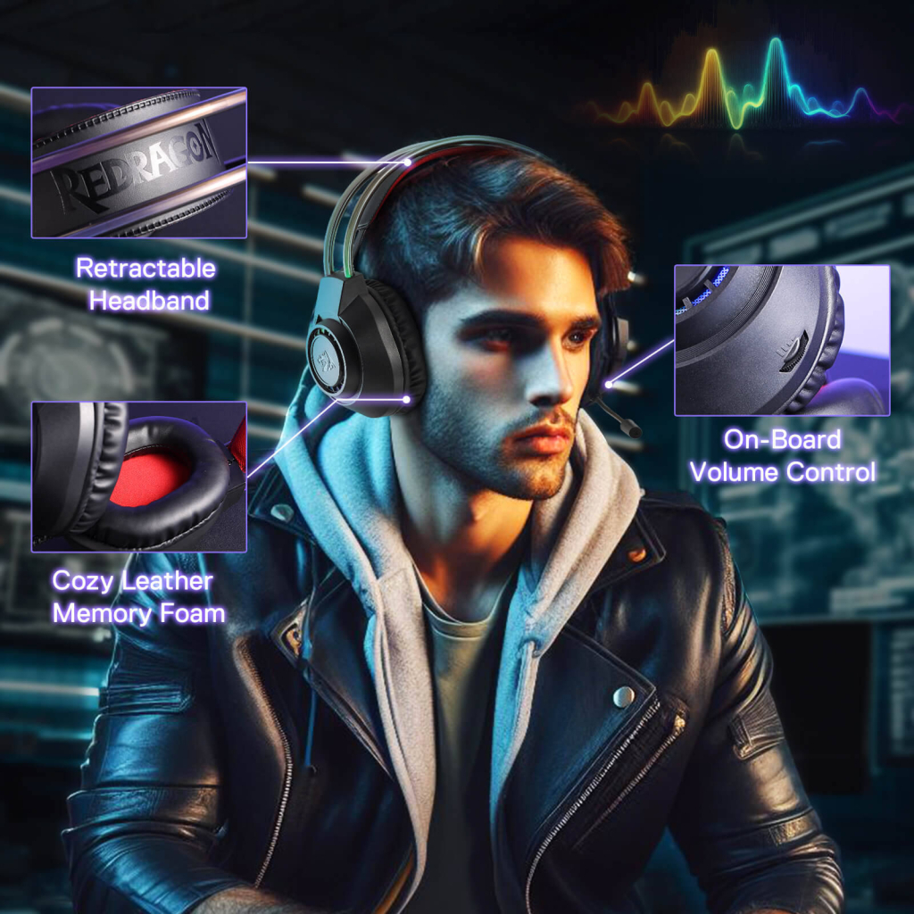 Навушники Redragon Scream H231 USB Black (71931)