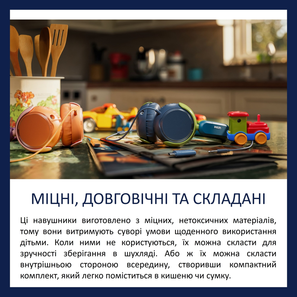 Навушники Philips TAK2000CT/00 USB-C/3,5 мм Blue/Green (TAK2000CT/00)