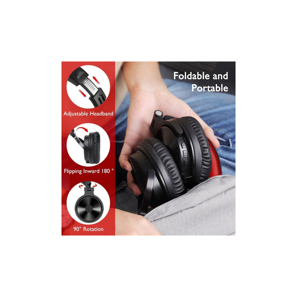 Навушники OneOdio Studio Pro C Bluetooth+3,5мм Black (Pro C Black)