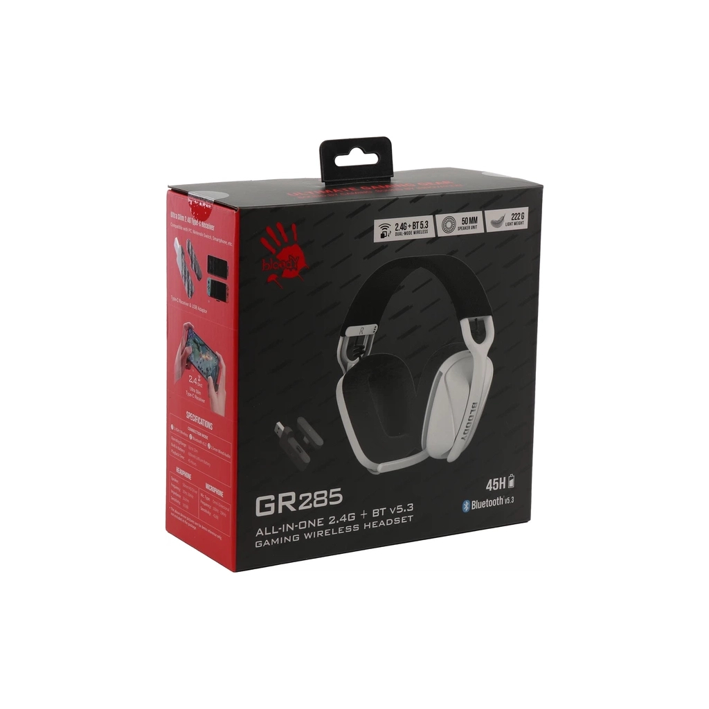 Навушники A4Tech GR285 Sports White (4711421003544)