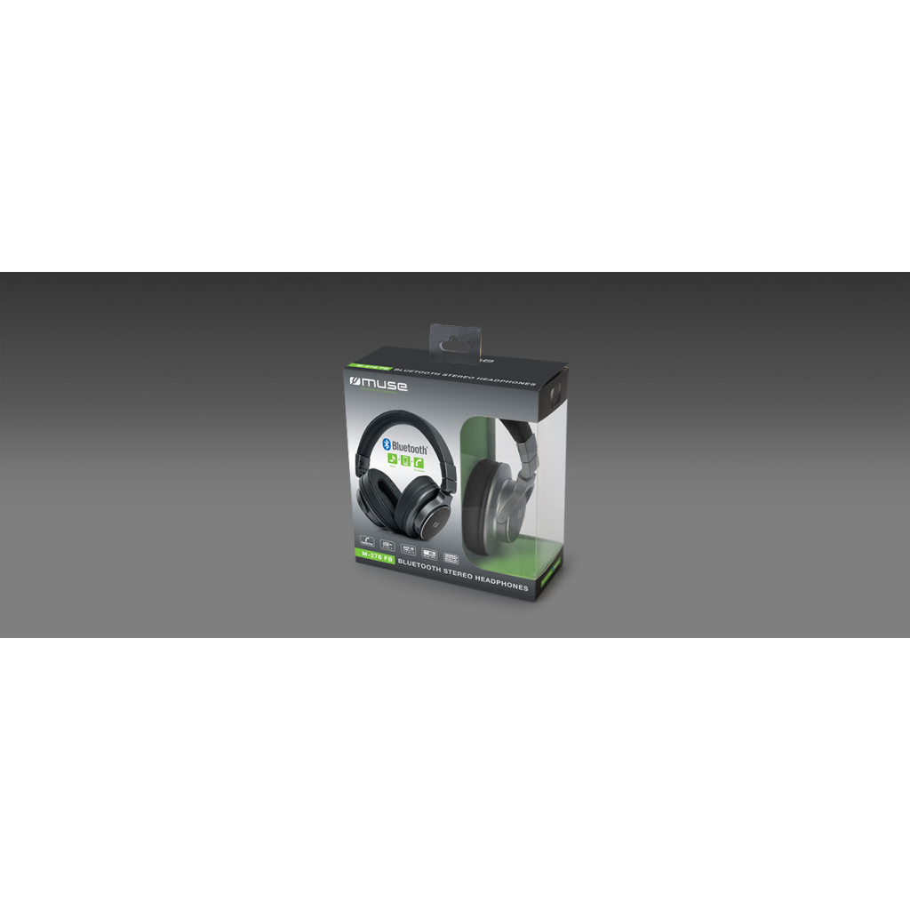 Навушники Muse M-278 FB Bluetooth Black (M-278 FB)