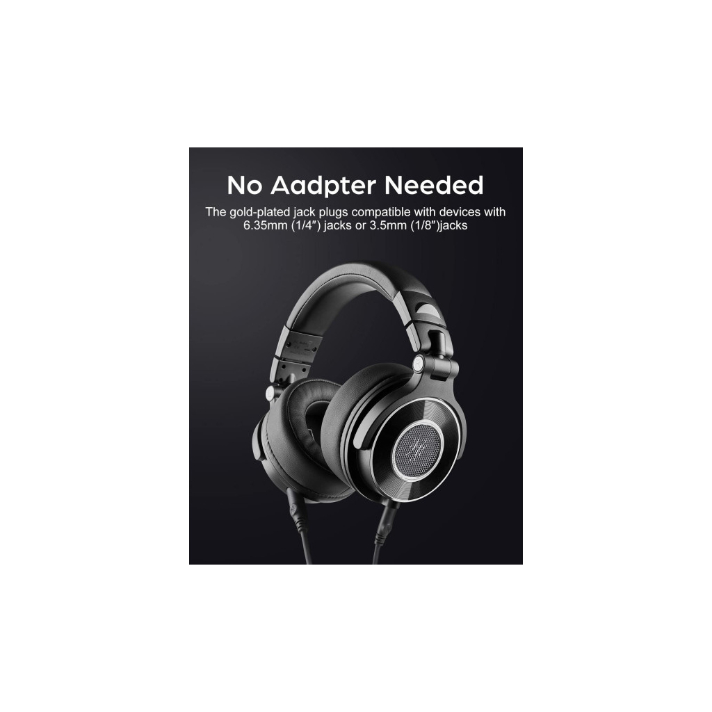 Навушники OneOdio Monitor 60 3,5мм/6,35мм Black (Monitor 60 Black)