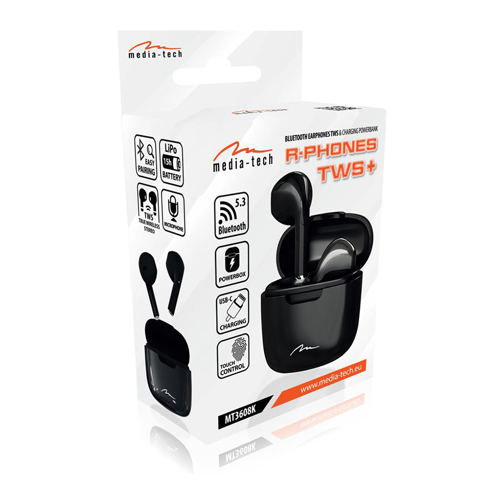 Навушники Media-Tech R-Phones Black (MT3608K)
