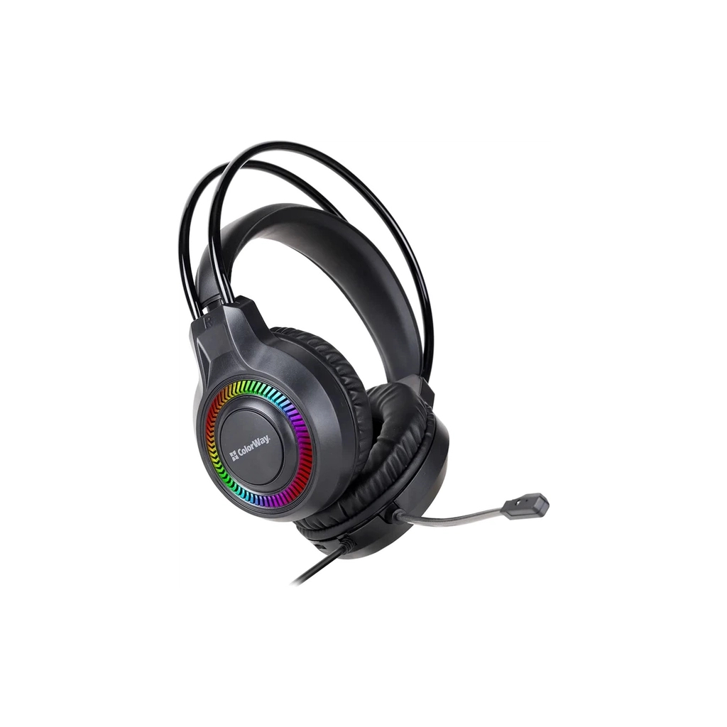 Навушники ColorWay GlowCore RGB Black (CW-HPG02BK)
