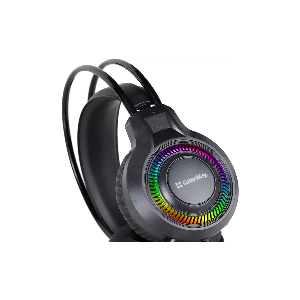 Навушники ColorWay GlowCore RGB Black (CW-HPG02BK)