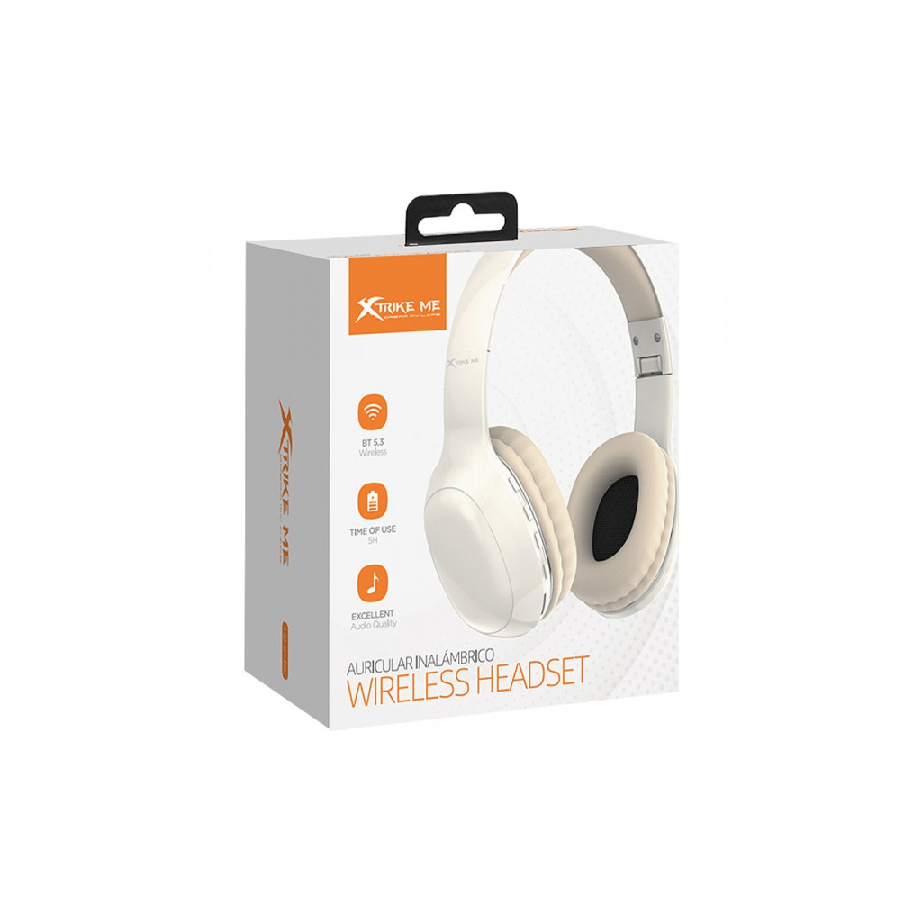 Навушники Xtrike ME HD-215WH Wireless White (HD-215WH)