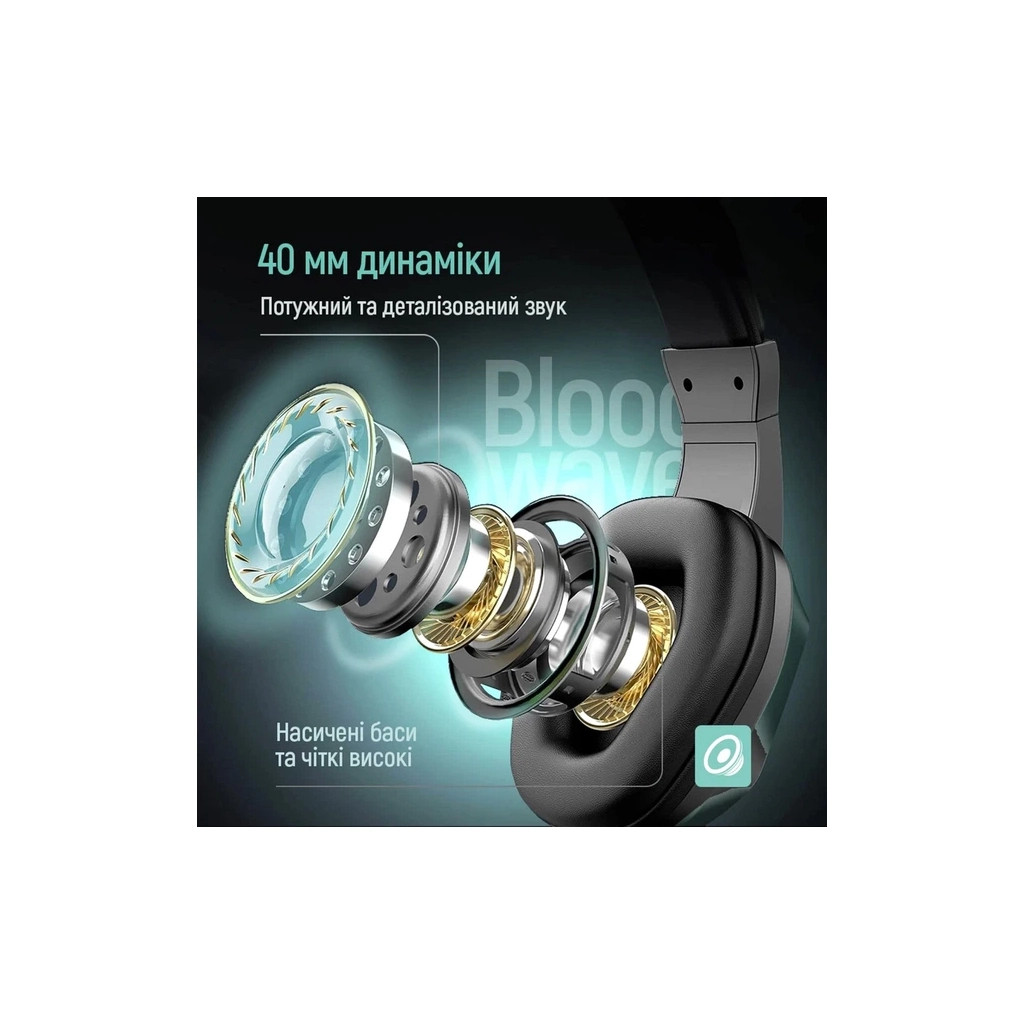 Навушники ColorWay Bloodwave LED Black (CW-HPG01BK)