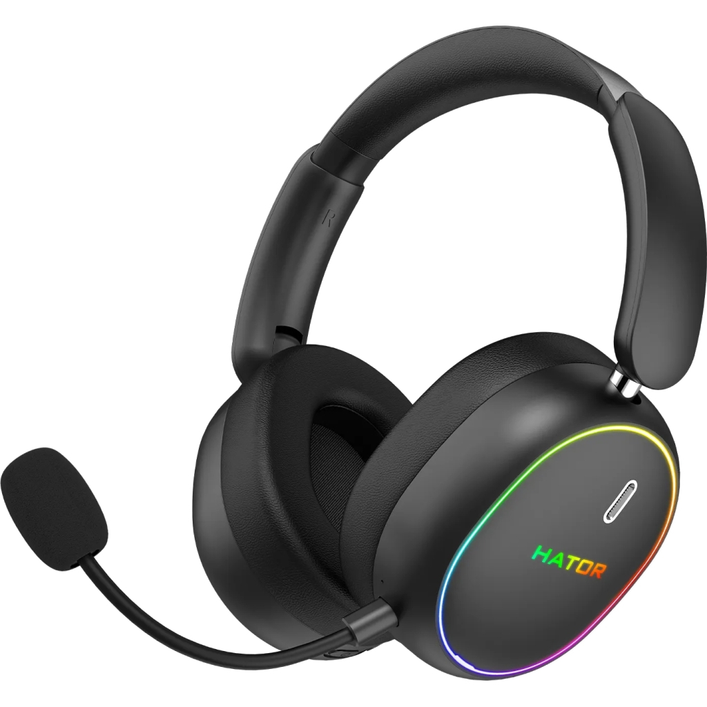 Навушники Hator Phoenix 2 Wireless Hi-Res SyncHUB connection Black (ESH40)