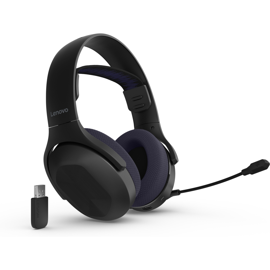 Навушники Lenovo Legion H410 Wireless Gaming Headset Black (GXD1R34013)