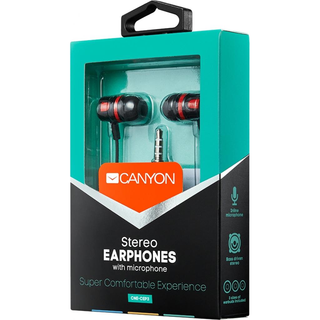 Навушники Canyon CNE-CEP3R Red (CNE-CEP3R)
