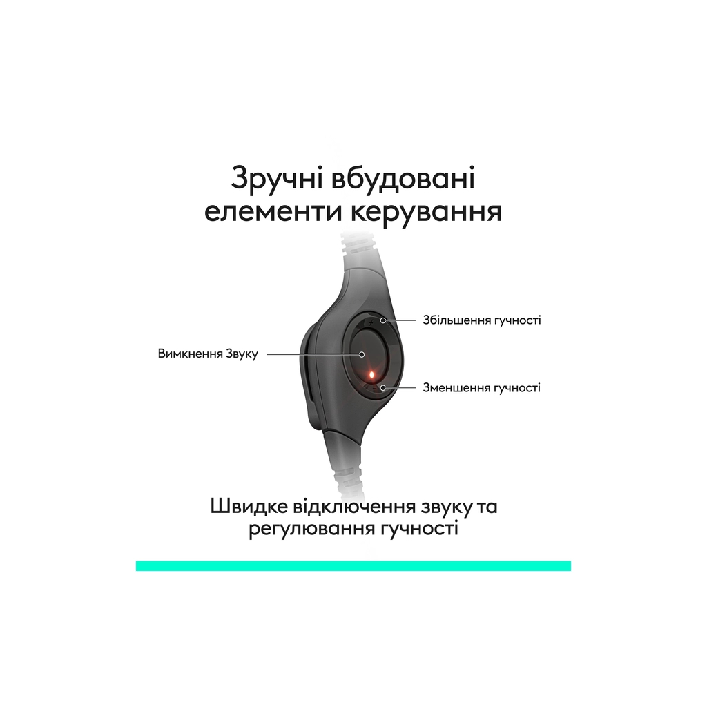 Навушники Logitech H390 USB-C Midnight Black (981-001576)