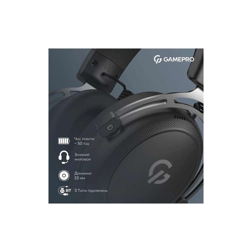 Навушники GamePro Asgard Skald 4-Mode Black (HSW160B)