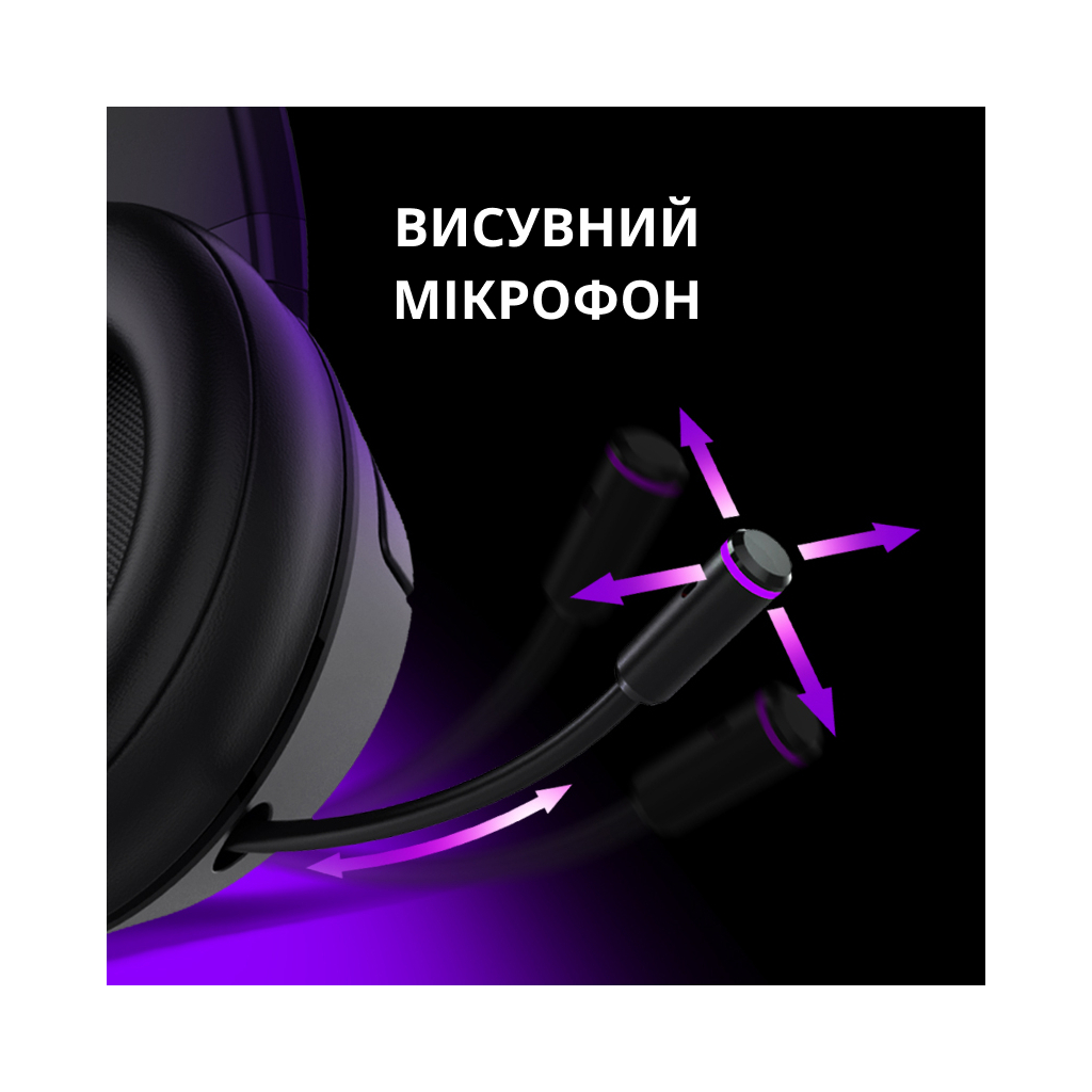 Навушники Lorgar Noah 702 Black (LRG-GHS702)