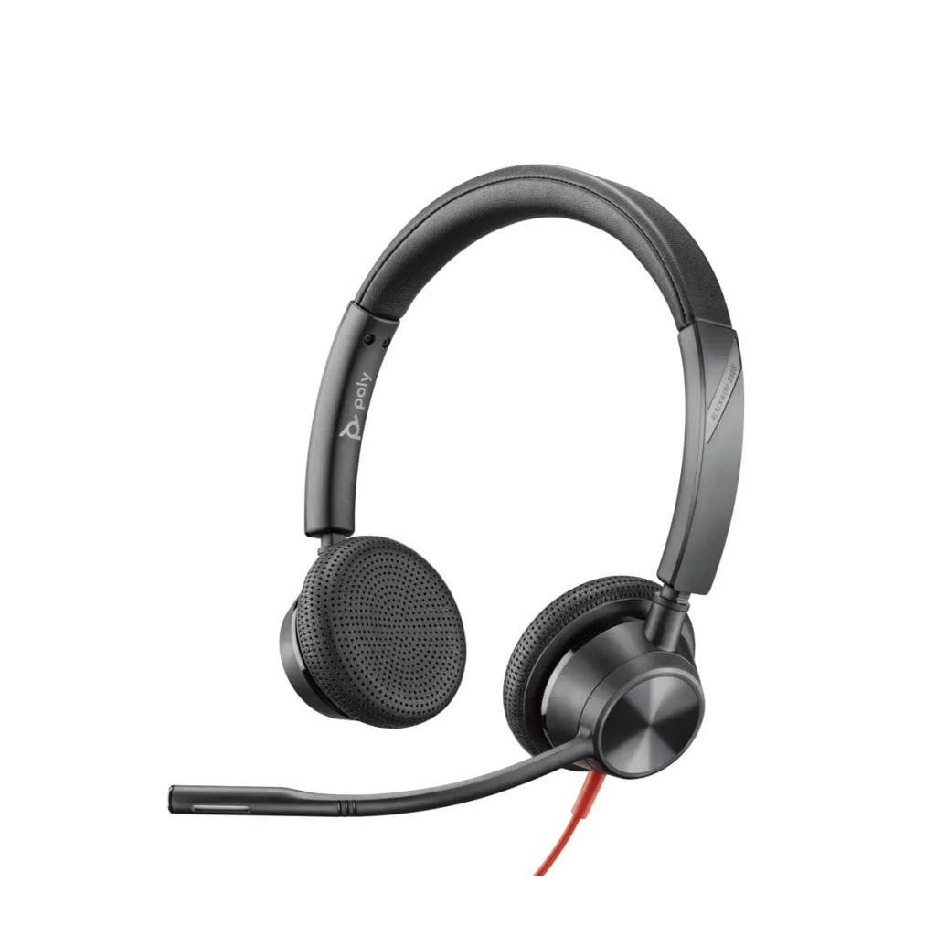 Навушники Poly Blackwire 3325-M USB-A/USB-C Black (8X222AA)