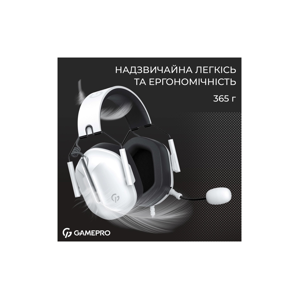 Навушники GamePro Genesis Hunter White (HS1350W)