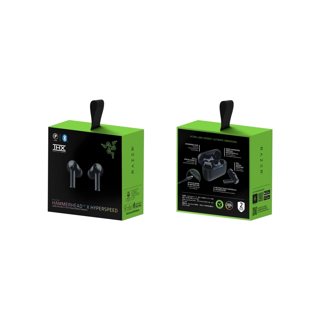 Навушники Razer Hammerhead V3 X Hyperspeed Black (RZ12-05620100-R3G1)