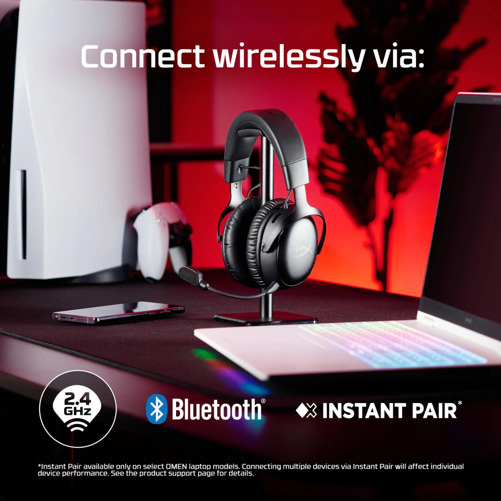 Навушники HyperX Cloud III S Wireless/USB-A/USB-C Black (A59YZAA)
