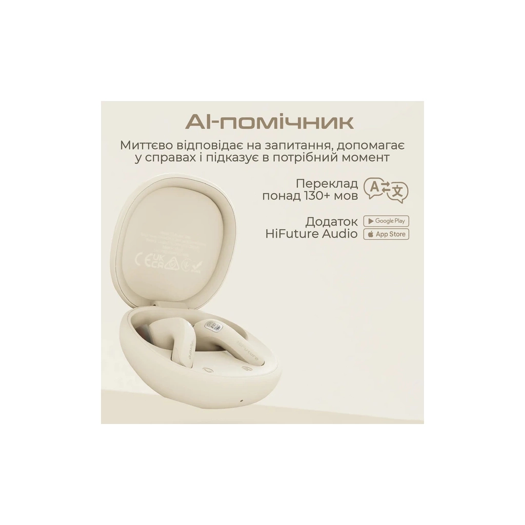 Навушники HiFuture FlyBuds4 AI Matcha Green (flybuds4-ai.matchagreen)