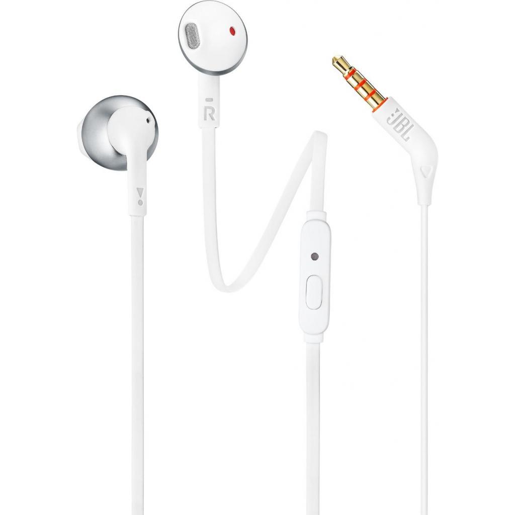 Навушники JBL T205 Silver (JBLT205CRM)