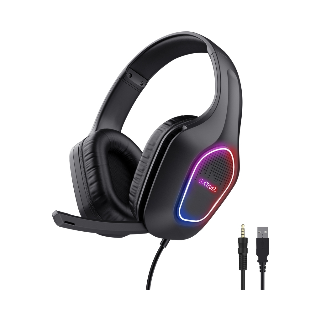 Навушники Trust GXT416 Zirox LED Black (25331)
