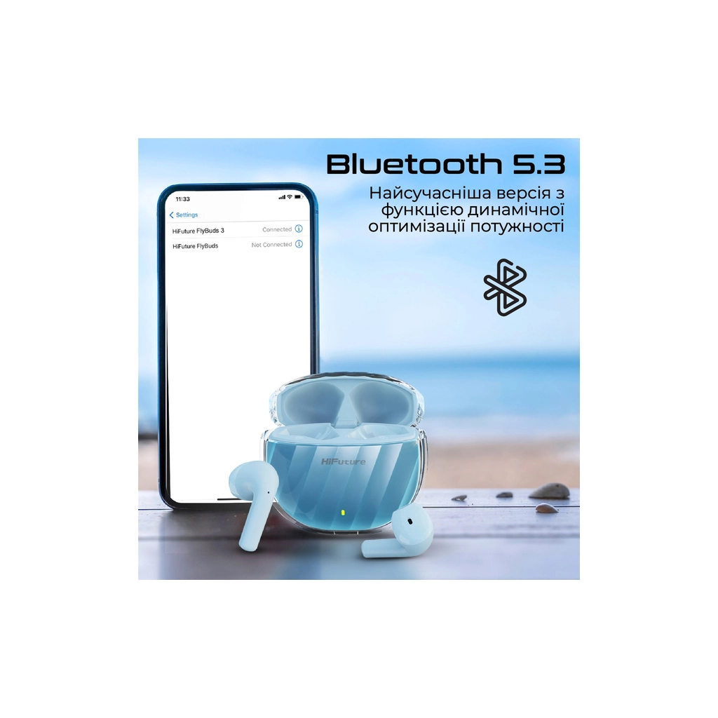 Навушники HiFuture FlyBuds3 Blue (flybuds3.blue)