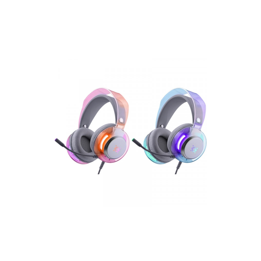 Навушники Defender Glitch RGB USB White (62490)