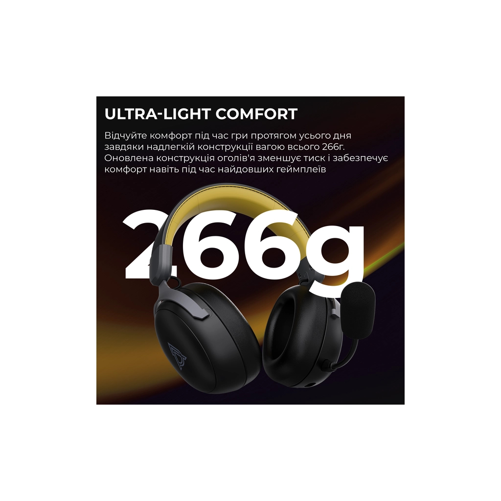 Навушники Ajazz AHM08 MAX 3-Mode Black (AHM08-MAX-BGY)