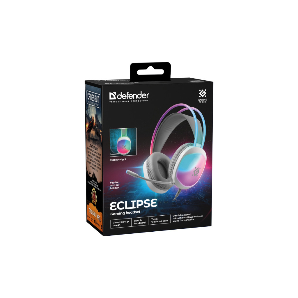 Навушники Defender Eclipse USB White (62440)