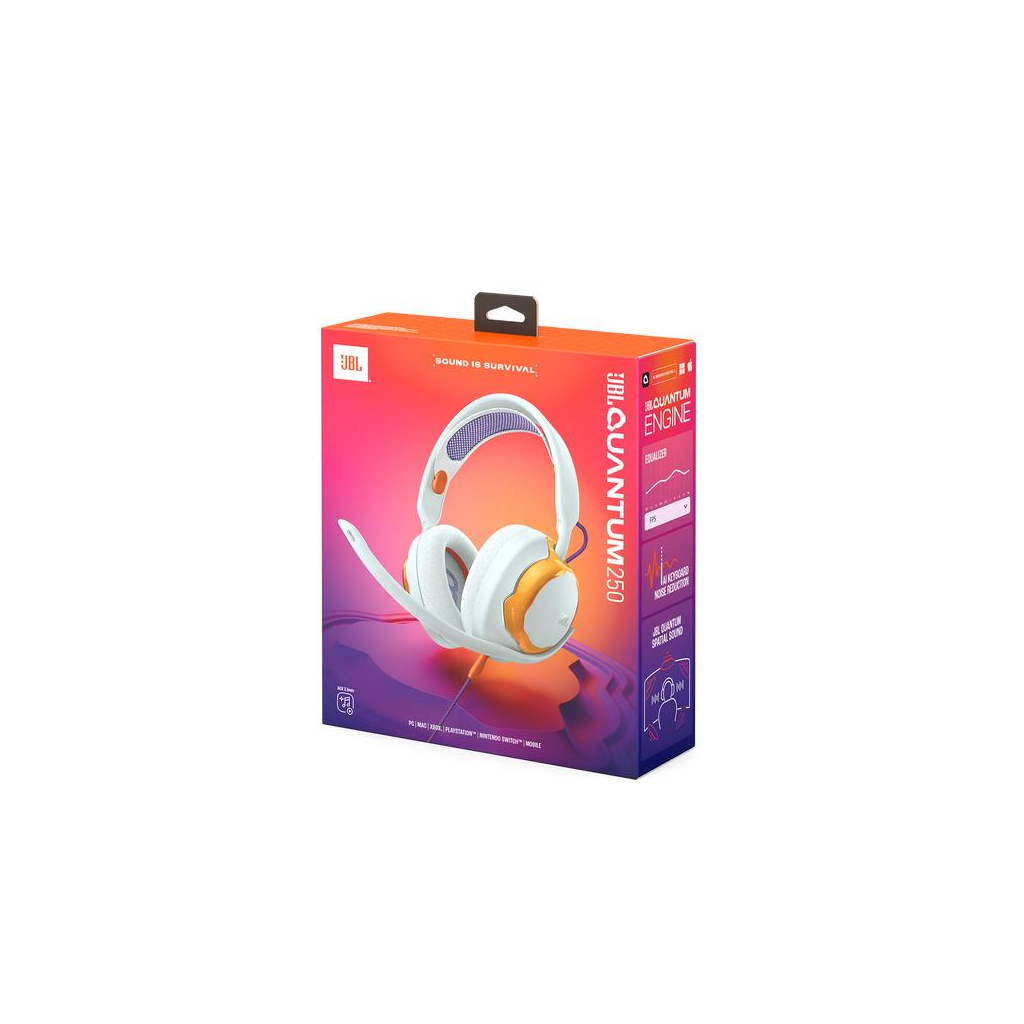 Навушники JBL Quantum 250 Teal (JBLQTUM250TEL)