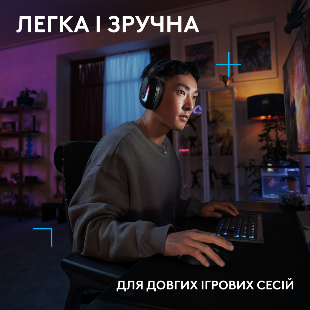 Навушники Logitech G522 Lightspeed Wireless Gaming Headset Black (981-001544)