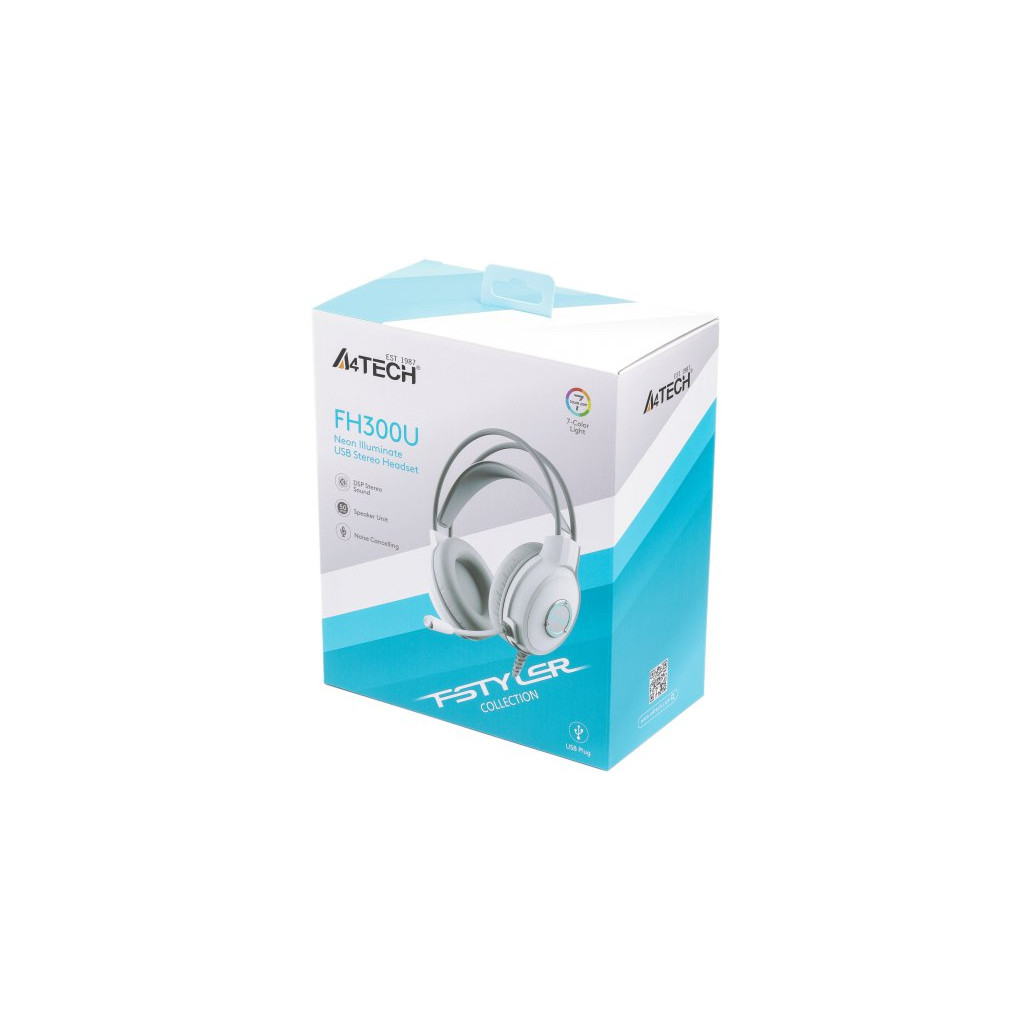 Навушники A4Tech FH300U White (4711421981170)