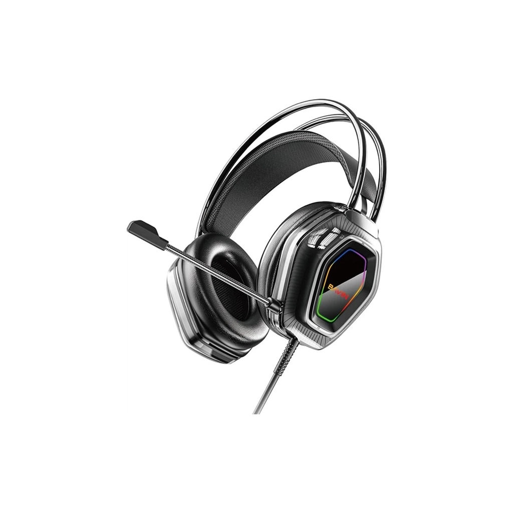 Навушники BAVIN BH-62 Gaming Hi-Res RGB LIGHT Black (HB-BH-62-BK)