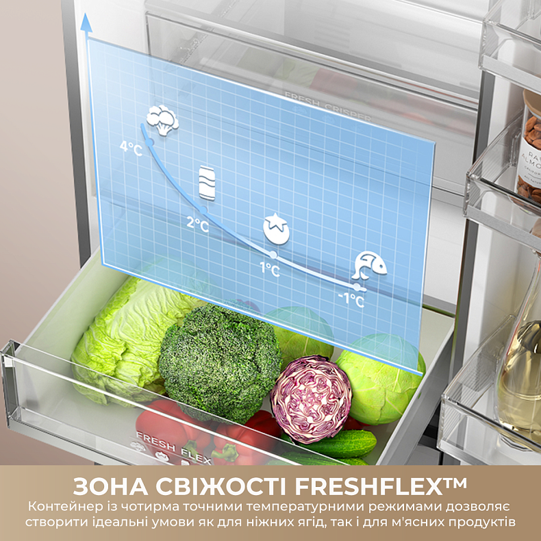 Холодильник Dreame MegaPro 201cm D class-Black 