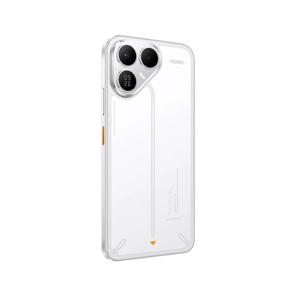 Мобільний телефон Tecno POVA 8 8/256Gb Arc White (4894947132308)