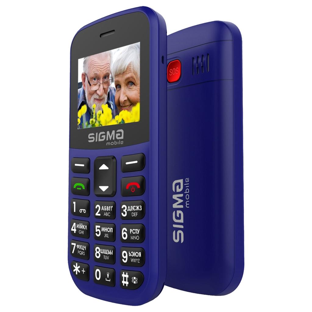 Мобільний телефон Sigma Comfort 50 EASY TYPE-C Blue (4827798585238)