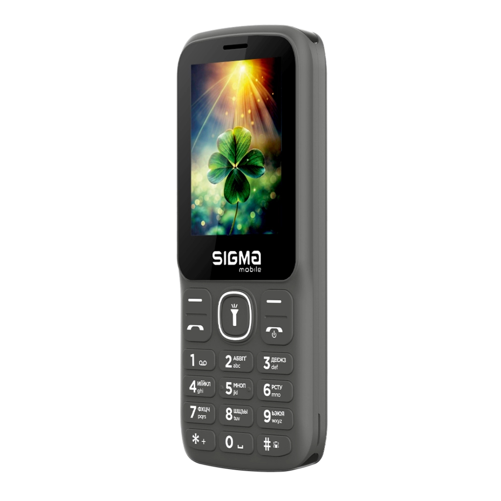 Мобільний телефон Sigma X-style 242 LUCKY Grey (4827798792926)