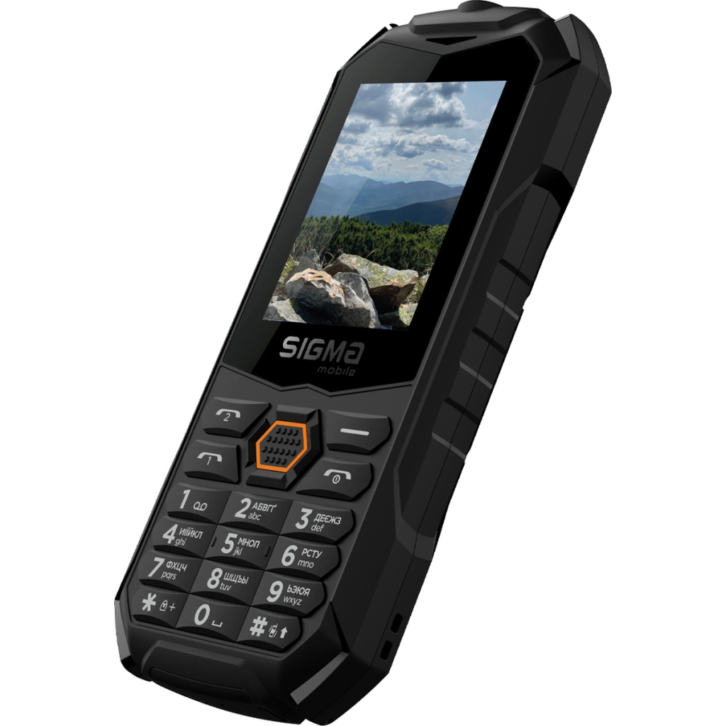 Мобільний телефон Sigma X-treme PV68 Black Orange (4827798738221)
