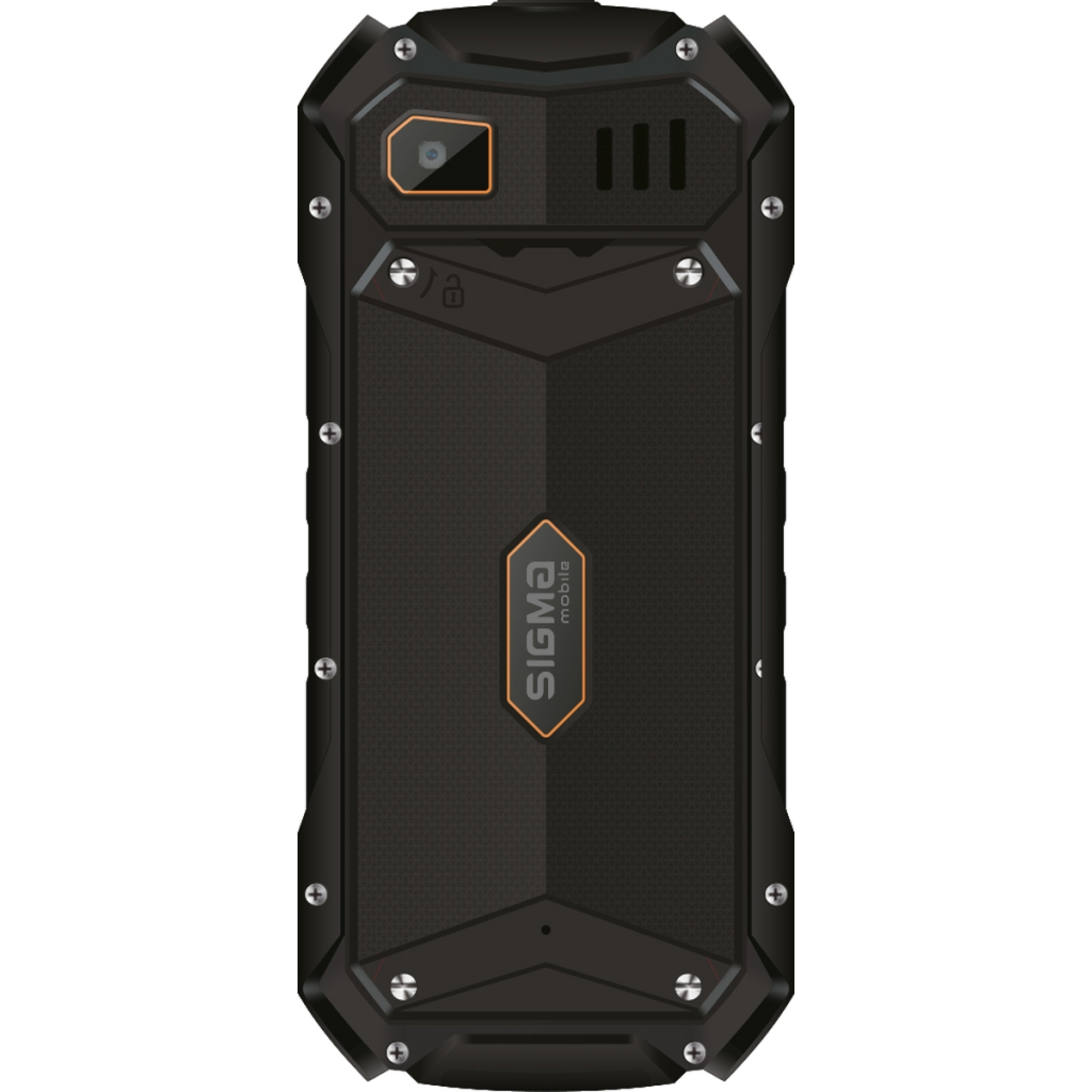 Мобільний телефон Sigma X-treme PV68 Black Orange (4827798738221)