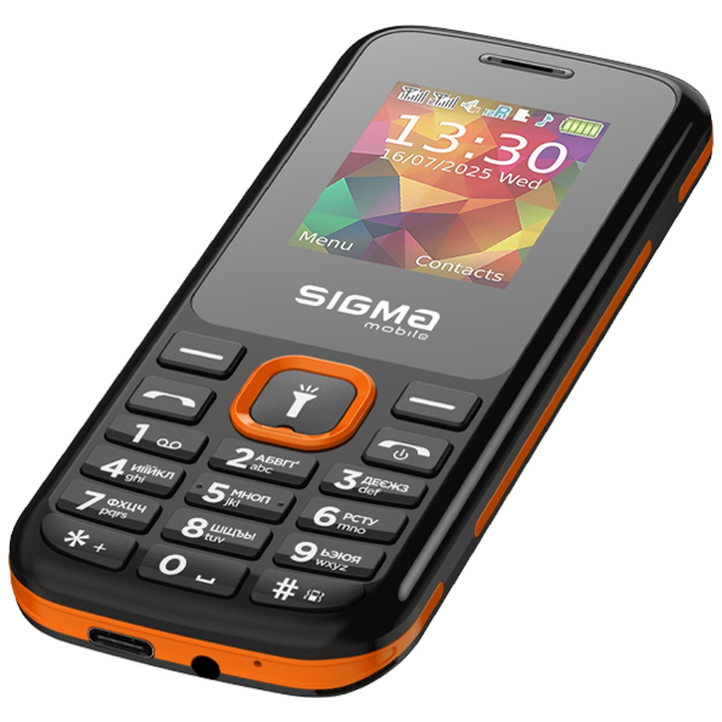 Мобільний телефон Sigma X-style 171 MINI Black-Orange (4827798813737)