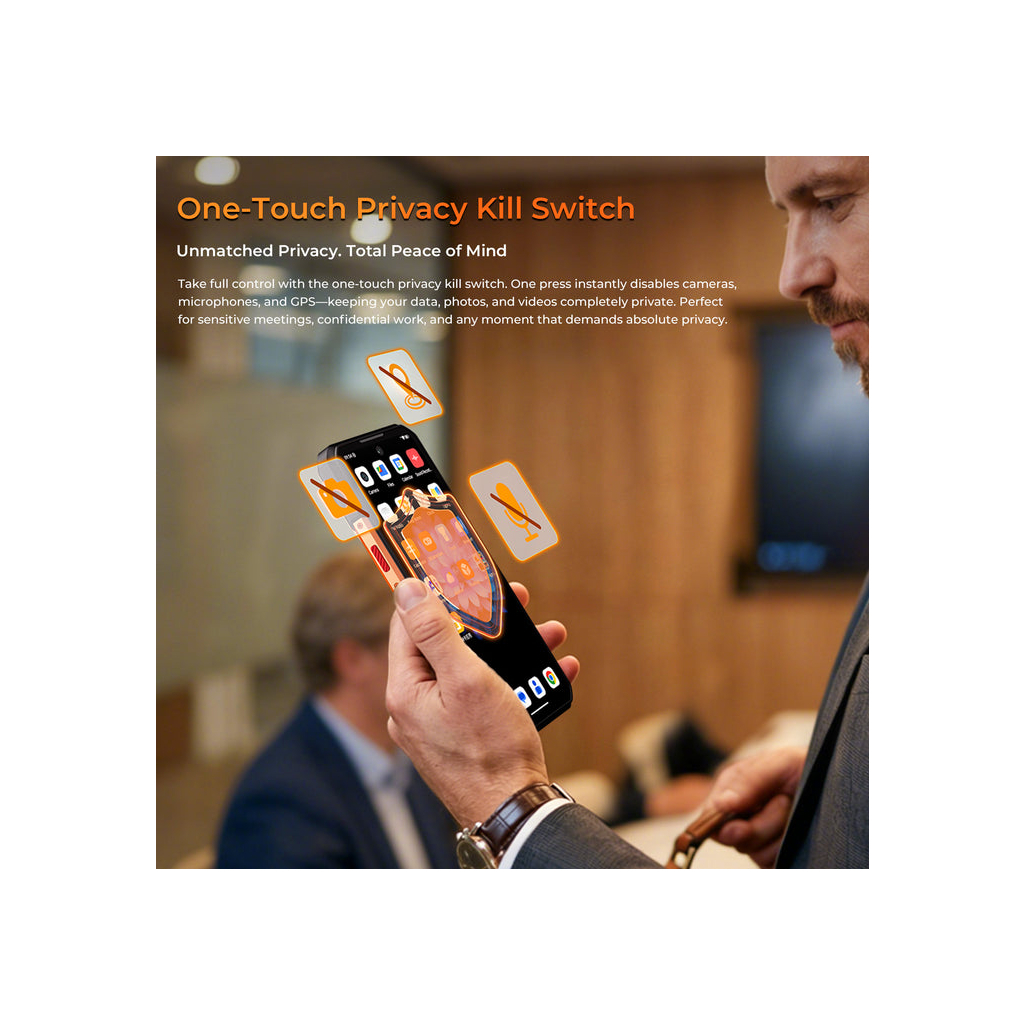 Мобільний телефон OUKITEL WP500 12/1TB Orange (6941749876706)