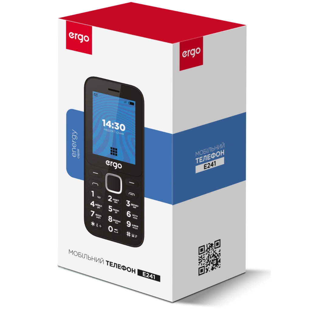 Мобільний телефон Ergo E241 Red