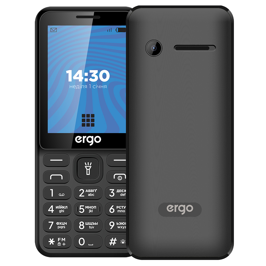 Мобільний телефон Ergo E284 Black
